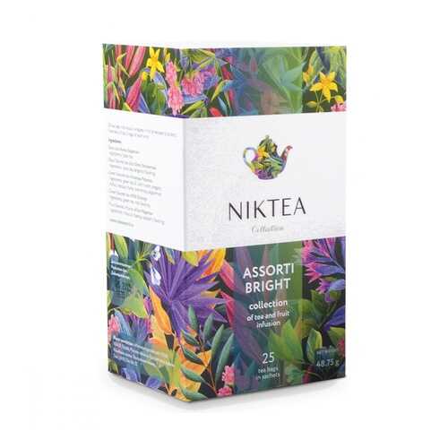 Чай Niktea Assorti Bright ассорти 25 пакетиков в Магнит