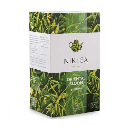 Чай Niktea Oriental Bloom зеленый 25 пакетиков в Магнит