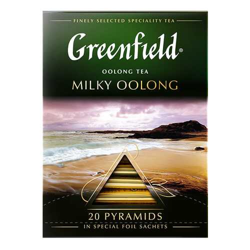 Чай оолонг в пирамидках Greenfield Milky Oolong 20 пакетиков в Магнит