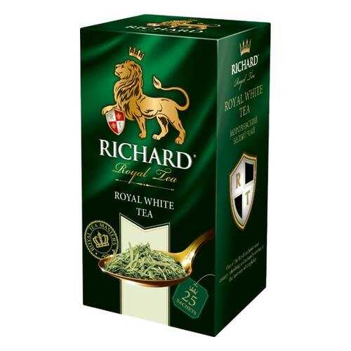 Чай Richard Royal White Tea белый 25 пакетиков в Магнит