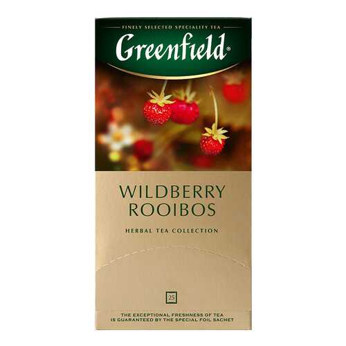 Чай травяной Greenfield Wildberry Rooibos 25 пакетиков в Магнит