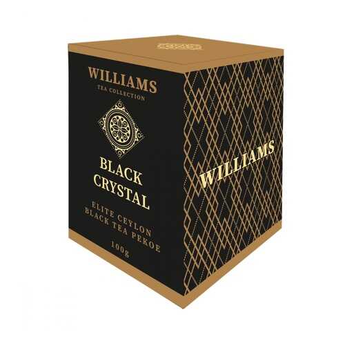 Чай Williams Black Crystal черный цейлонский Pekoe 100 г в Магнит