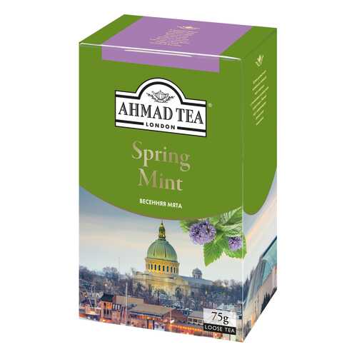 Чай зеленый Ahmad Tea spring mint 75 г в Магнит