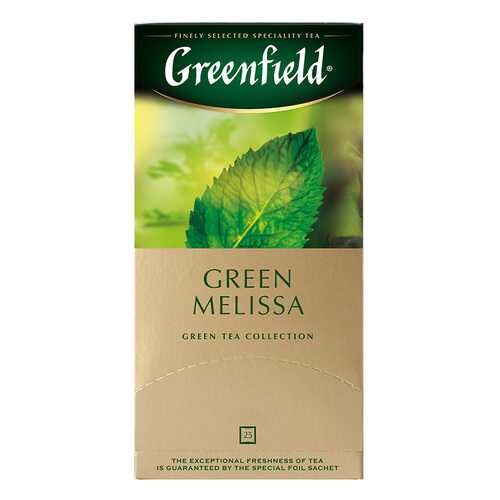 Чай зеленый Greenfield Green Melissa 25 пакетиков в Магнит