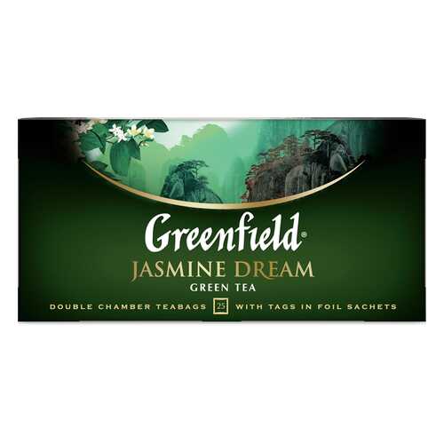 Чай зеленый Greenfield Jasmine Dream 25 пакетиков в Магнит