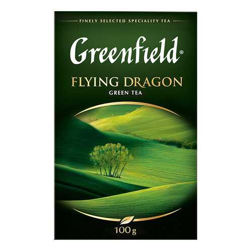 Чай зеленый листовой Greenfield Flying Dragon 100 г в Магнит