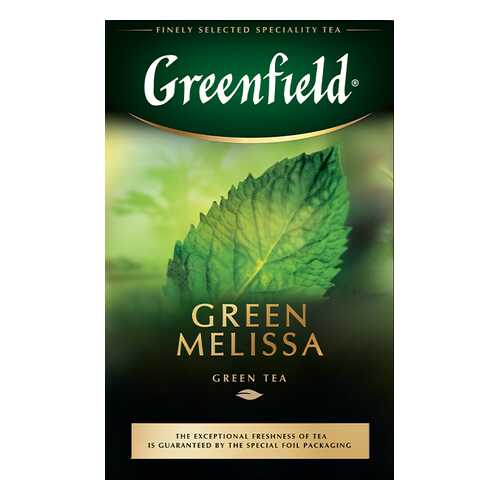 Чай зеленый листовой Greenfield Green Melissa 85 г в Магнит