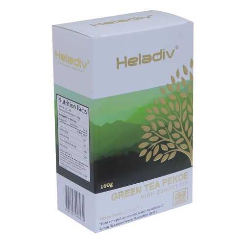 Чай зеленый листовой Heladiv green tea 100 г в Магнит