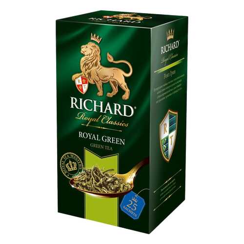 Чай зеленый Richard royal green 25 пакетиков в Магнит