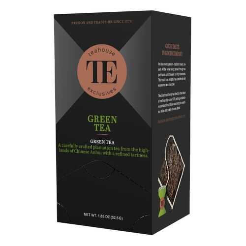 Чай зеленый Teahouse Exclusives Green Tea 15 пакетиков 40 г в Магнит