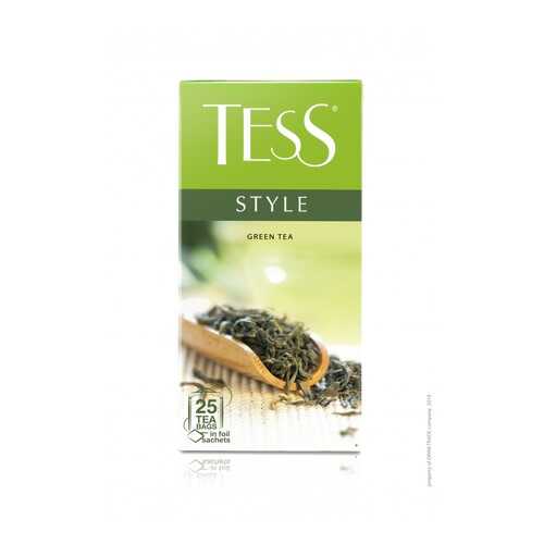 Чай зеленый Tess Style 25 пакетиков в Магнит