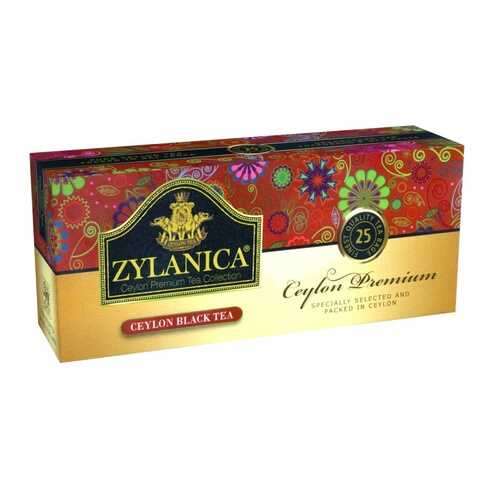 Чай Zylanica Ceylon Premium черный 25 пакетиков в Магнит