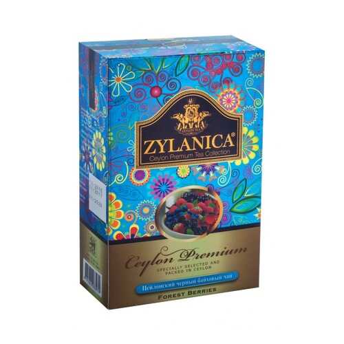 Чай Zylanica Ceylon Premium Forest Berries черный байховый с лесными ягодами 100 г в Магнит