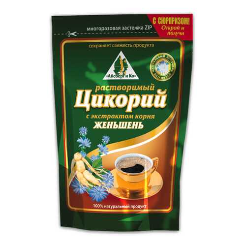 Цикорий Айсберг и Ко с экстрактом корня женьшень м/у 100 г в Магнит