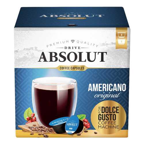 Кофе Absolut Drive Americano Original в капсулах для кофемашины Dolce Gusto 16 капсул в Магнит