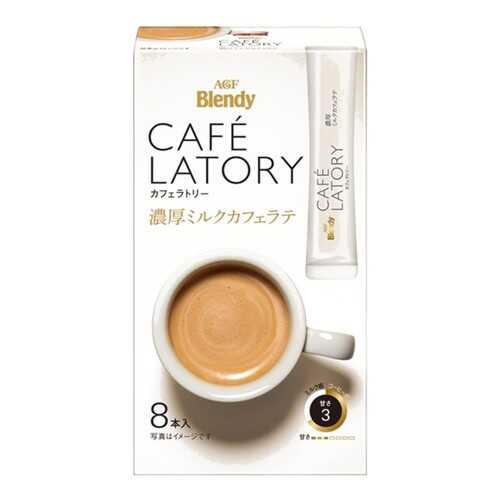 Кофе AGF Cafe Latory растворимый с молоком латте в стиках 8*10 г в Магнит