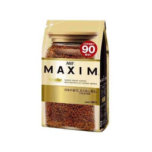 Кофе AGF Maxim растворимый gold blend 180 г в Магнит