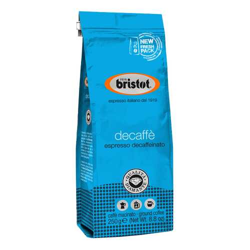 Кофе Bristot Decaffeinato молотый 250 г в Магнит