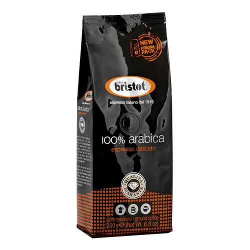 Кофе Bristot Espresso Delicato молотый 250 г в Магнит