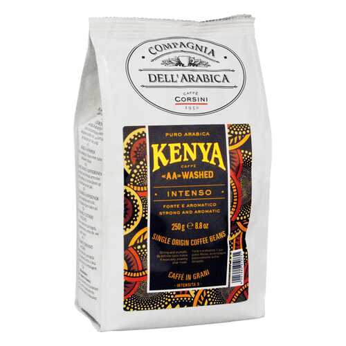 Кофе Compagnia Dell'Arabica Kenya AA Washed в зёрнах 250 г в Магнит