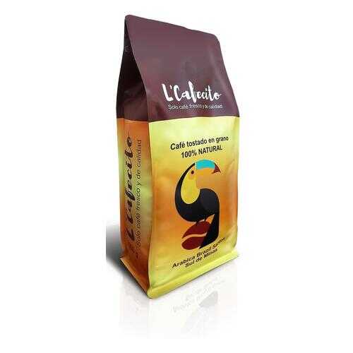 Кофе L'Cafecito Arabica brazil santoa sul de minas обжаренный 1000 г в Магнит