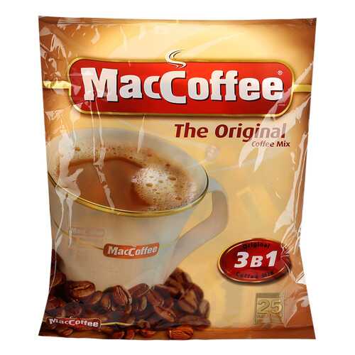 Кофе MacCoffee растворимый 3в1 20 г 25 штук в Магнит