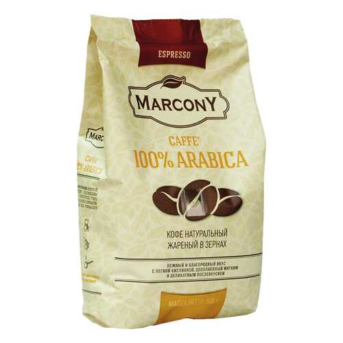 Кофе Marcony Arabica в зёрнах 500 г в Магнит