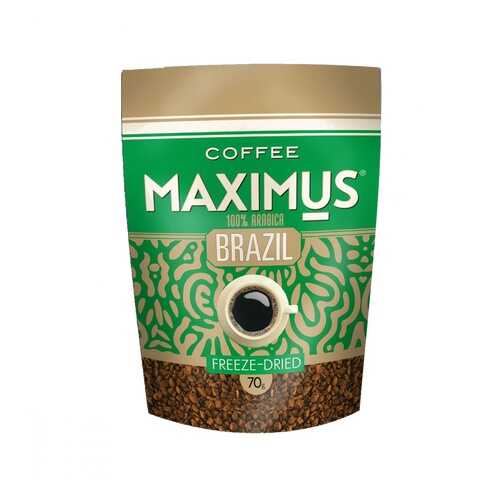 Кофе Maximus Brazil растворимый 70 г в Магнит