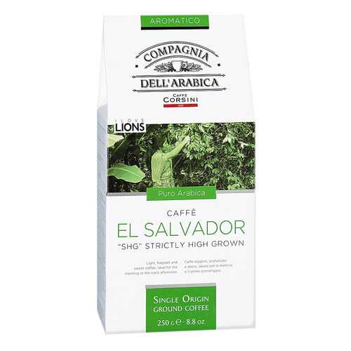 Кофе молотый Dell Arabica El Salvador 250г в Магнит