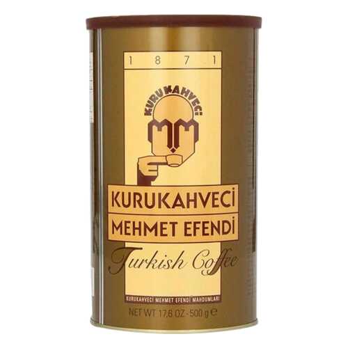 Кофе молотый Kurukahveci Mehmet Efendi жестяная банка 500 г в Магнит