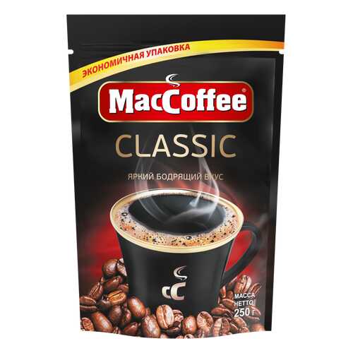 Кофе натуральный растворимый гранулированный ClASSIC т.з. MacCoffee, д/пак 250г*12 в Магнит