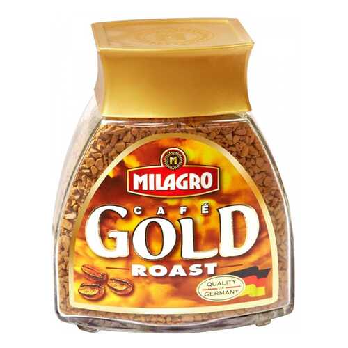 Кофе натуральный растворимый Milagro gold roast сублимированный 95 г в Магнит