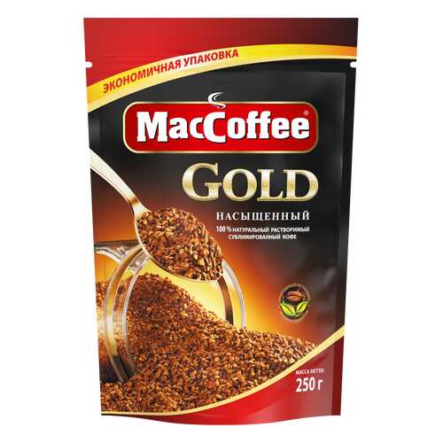 Кофе натуральный растворимый сублимированный GOLD т.з. MacCoffee, д/пак 250г*12 в Магнит