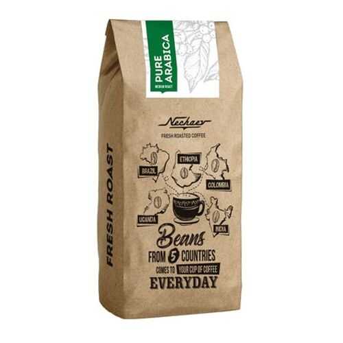 Кофе Nechaev Pure Arabica в зернах свежей обжарки 500 г в Магнит