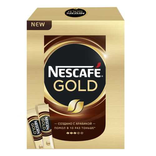 Кофе растворимый Nescafe gold натуральный сублимированный 2 г 30 пакетиков в Магнит