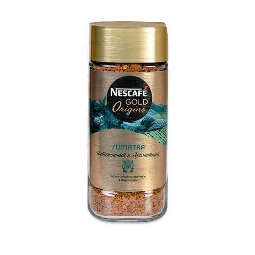 Кофе растворимый Nescafe Gold ORIGINS SUMATRA 85г Россия в Магнит