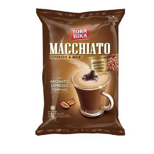 Кофе растворимый Tora bika Macchiato 3 в 1 с кофейной крошкой 20 шт по 25 г в Магнит