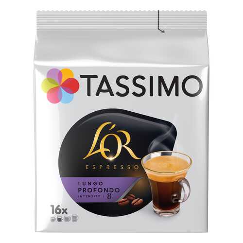 Кофе Tassimo L'or Espresso Lungo Profondo в капсулах 16 шт в Магнит