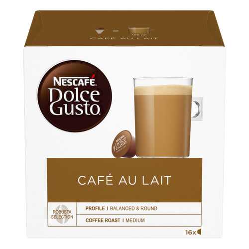 Кофе в капсулах Nescafe dolce gusto cafe au lait 16 капсул в Магнит