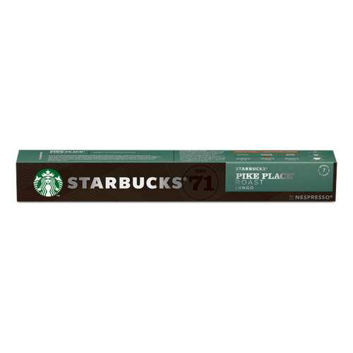 Кофе в капсулах Starbucks Pike Place Roast стандарта Nespresso 10 шт в Магнит