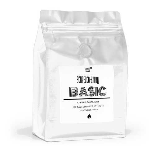 Кофе в зернах Black coffee beans Basic, 250 г в Магнит