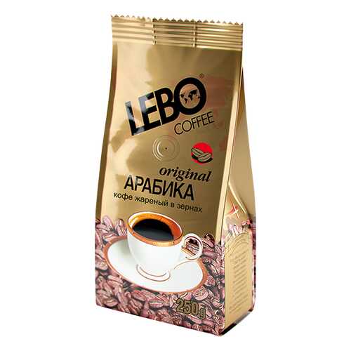 Кофе в зернах Lebo original 250 г в Магнит