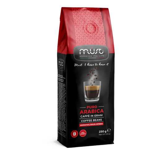 Кофе в зернах Must pure arabica 250 г в Магнит