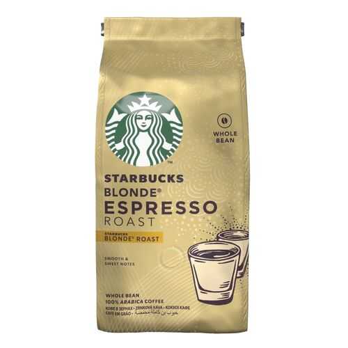 Кофе в зернах Starbucks Blonde Espresso Roast светлой обжарки 200 г в Магнит