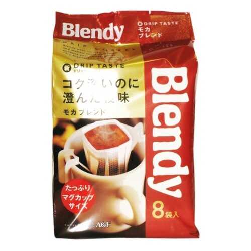 Кофе японский AGF Blendy Mocha молотый дрип-пакеты 8 штук 56 г в Магнит