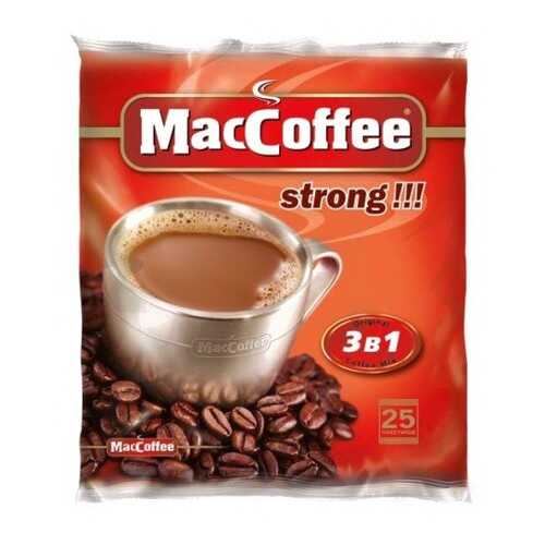 Кофейный напиток растворимый MacCoffee strong 3в1 50 г 16 штук в Магнит