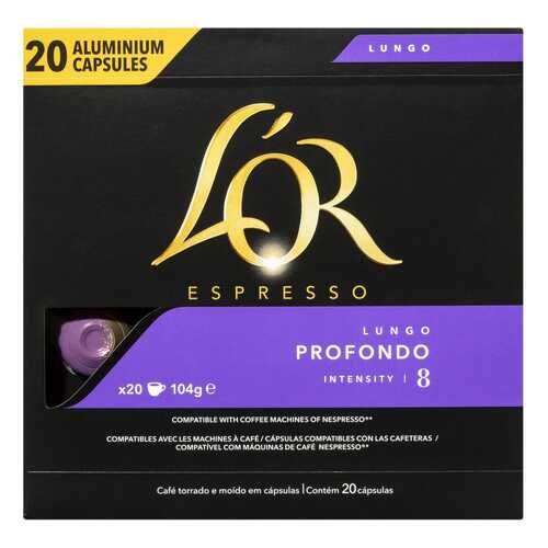 L'OR Espresso Lungo Profondo 20шт в Магнит