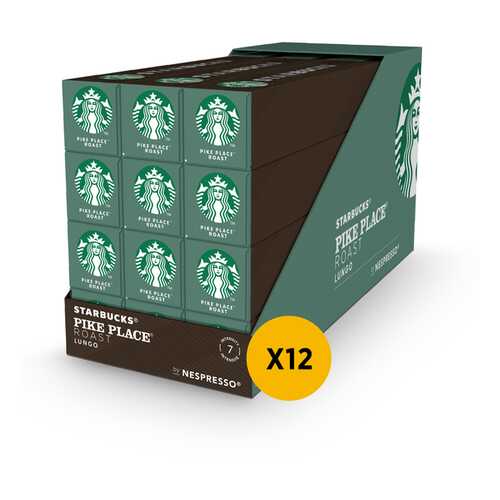 STARBUCKS Pike Place Roast кофе молотый в капсулах для системы Nespresso, 12 шт в Магнит