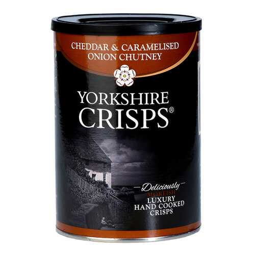 Чипсы картофельные Yorkshire Crisps с сыром чеддер и карамелизированным луком 100 г в Магнит