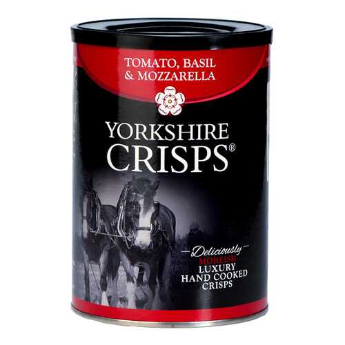 Чипсы картофельные Yorkshire Crisps с томатом базиликом и моцареллой 100 г в Магнит